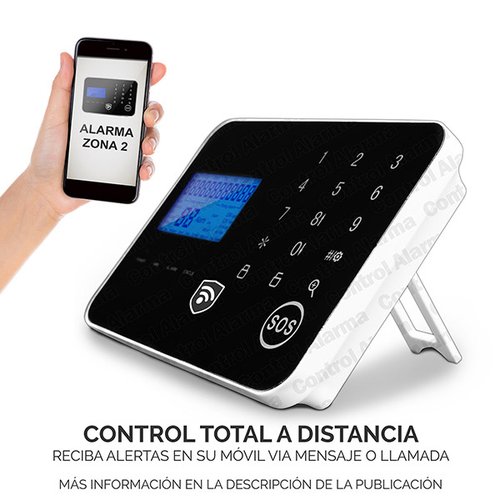 Alarma Dual Pstn Gsm Touch Vigilancia Inalambrica Seguridad Casa 2s