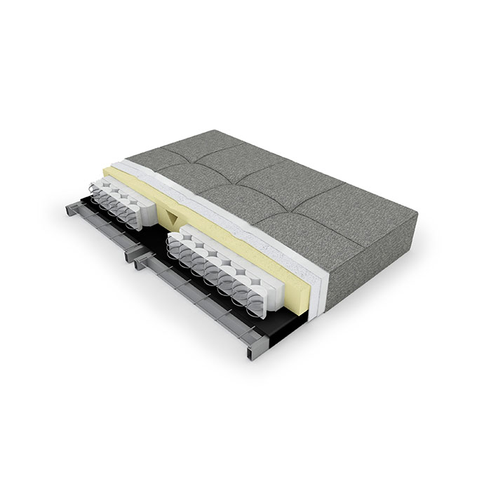 Sofacama Debonair Innovation Orange by Miirza