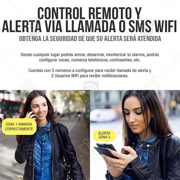 Alarma Gsm Kit Defensa Wifi Via App Seguridad Casa 2s