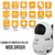 Camara Ip Vigilancia 360 2mp Wifi Robotica Seguridad Dvr 128 Gb 