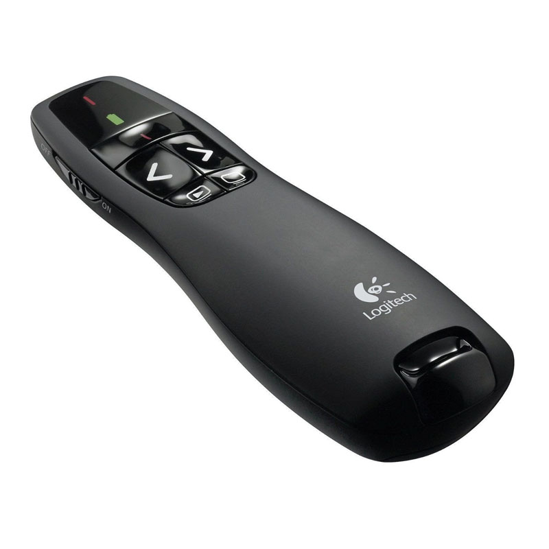 Presentador Logitech R400 - Inalámbrico - Negro