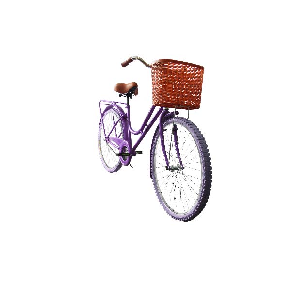 Bicicleta Maja Vintage Clasica Retro Urbana Rodada 26-Morado