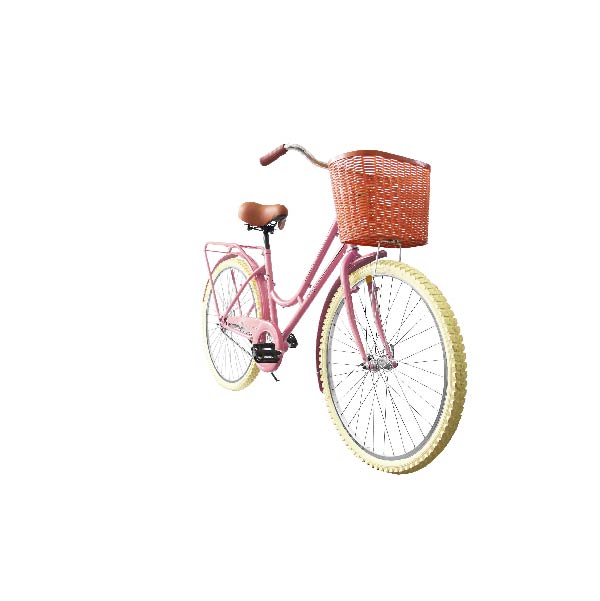 Bicicleta Maja Vintage Clasica Retro Urbana Rodada 26-Rosa