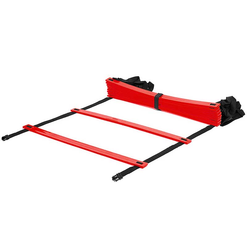 Escalera De Entrenamiento Deportivo Y Velocidad Conectable - Rojo