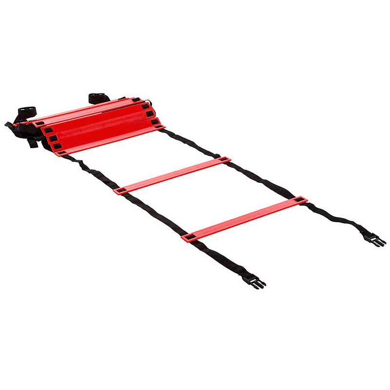 Escalera De Entrenamiento Deportivo Y Velocidad Conectable - Rojo