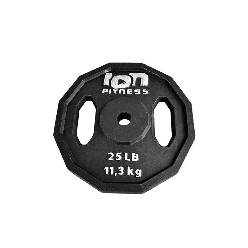 Disco De Pesa 25 Lb  Body Fit If-dg25 Negro