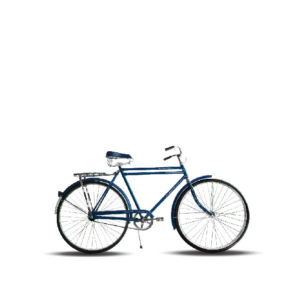 Bicicleta Retro Modelo Clasico Equipada Rodada 28-Azul