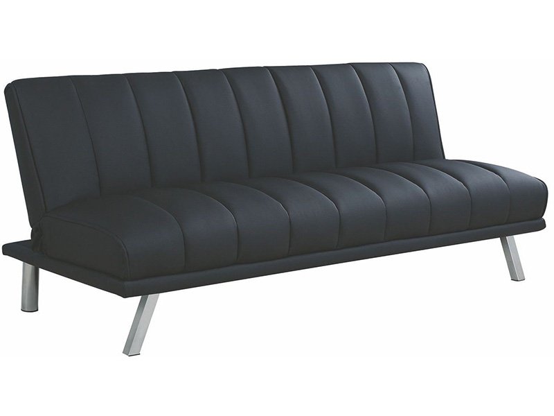 Sofá cama, color negro- Coaster 300701