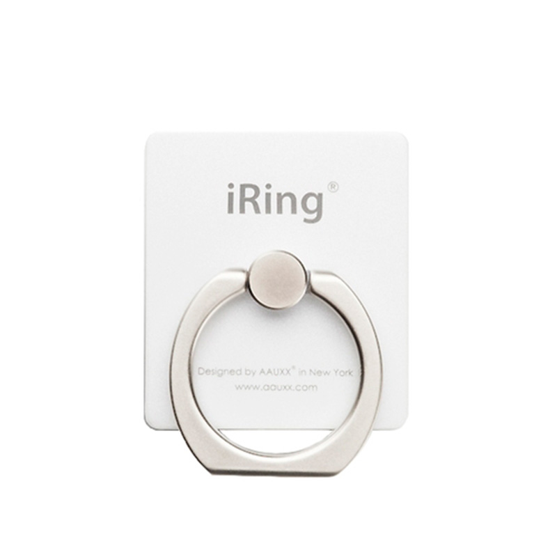iRing Soporte para Celular Premium Blanco + base Hook para situar