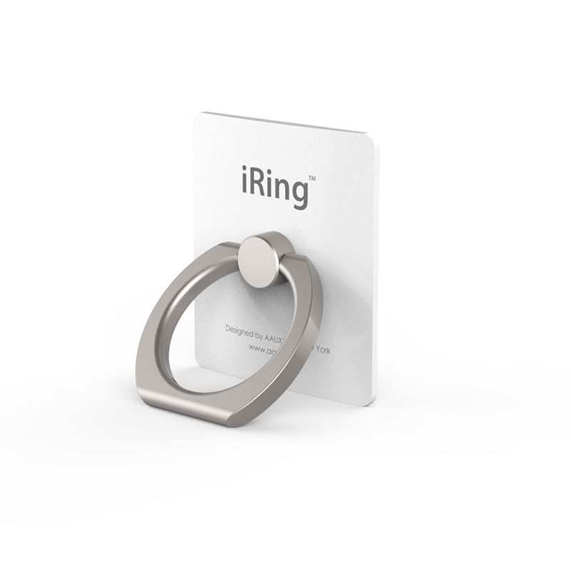 iRing Soporte para Celular Premium Blanco + base Hook para situar