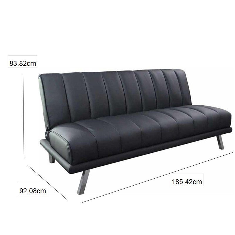 Sofá cama, color negro- Coaster 300701
