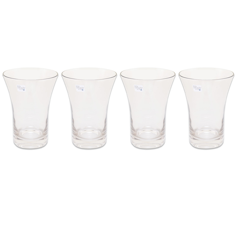 MD,JUEGO DE 4 VASOS HB GRIS