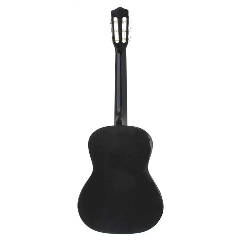 Guitarra Acustica Con Maletin Y Accesorios De Regalo - Negro