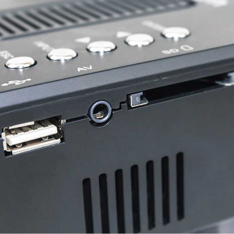 eQual Mini Proyector Led Portátil Hd Vga Hdmi Usb Sd Bocina - Blanco