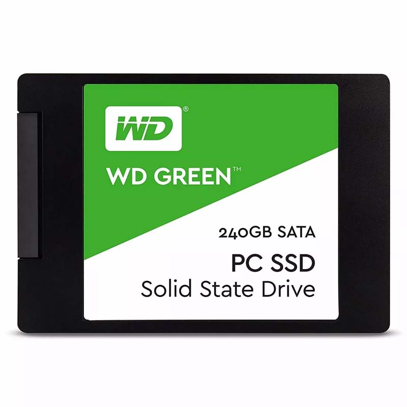 Unidad De Estado Sólido SSD WD GREEN 240GB Sata 2.5" Read 540MB/s Write 465MB/s WDS240G1G0A