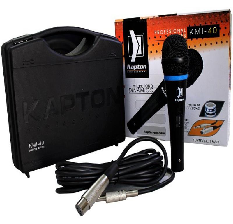 Microfono Profesional Alambrico Kapton Kmi-40 Alta Fidelidad 
