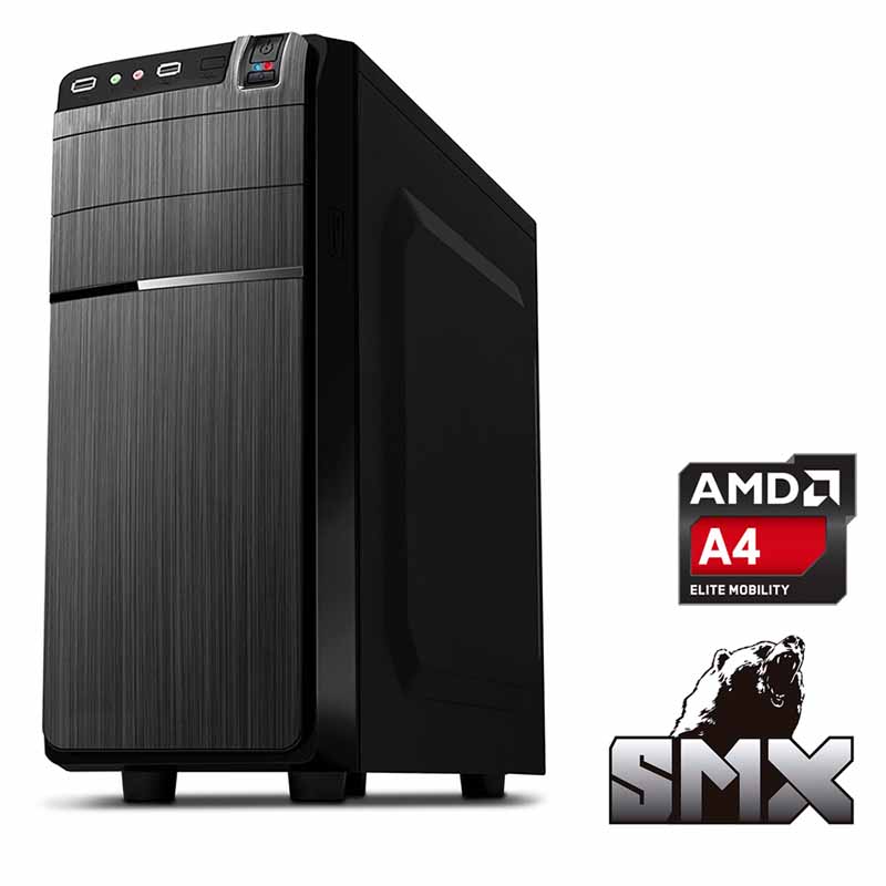 Computadora SMX AMD A4 Dual Core HDD 1TB RAM 8GB