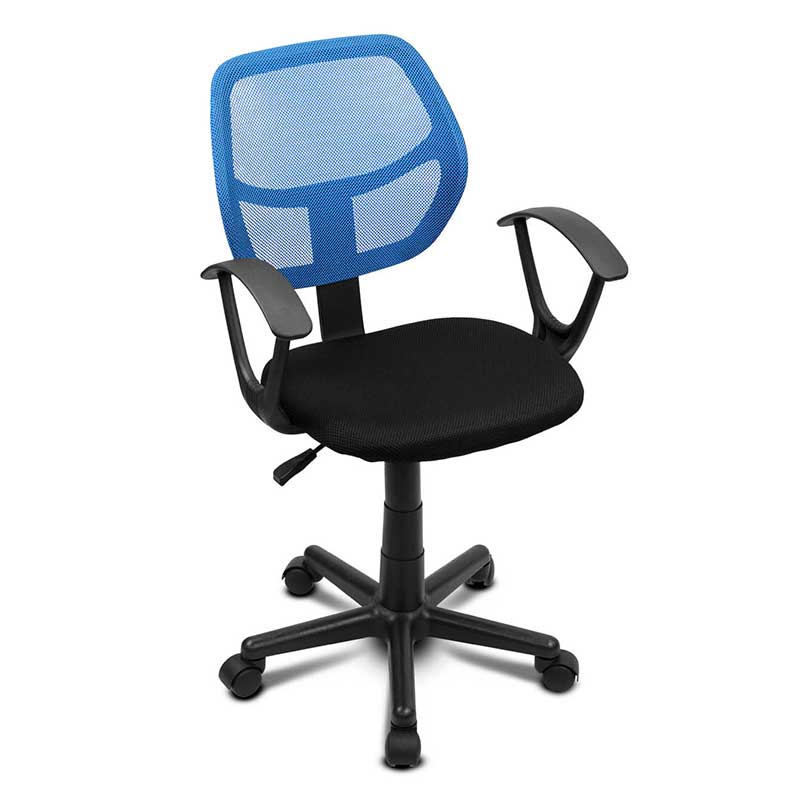 Silla Secretarial Operativa Onof Respaldo Malla Oficina - Azul
