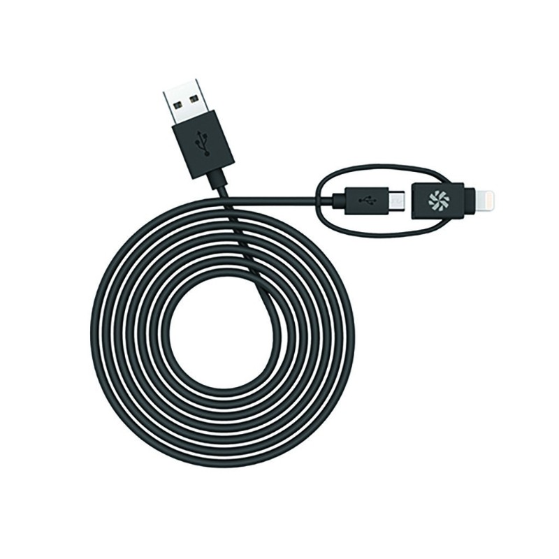 Cable Kanex Micro-USB con Lightning Adapter ChargeSync Cable - 4 ft/1.2 m negro