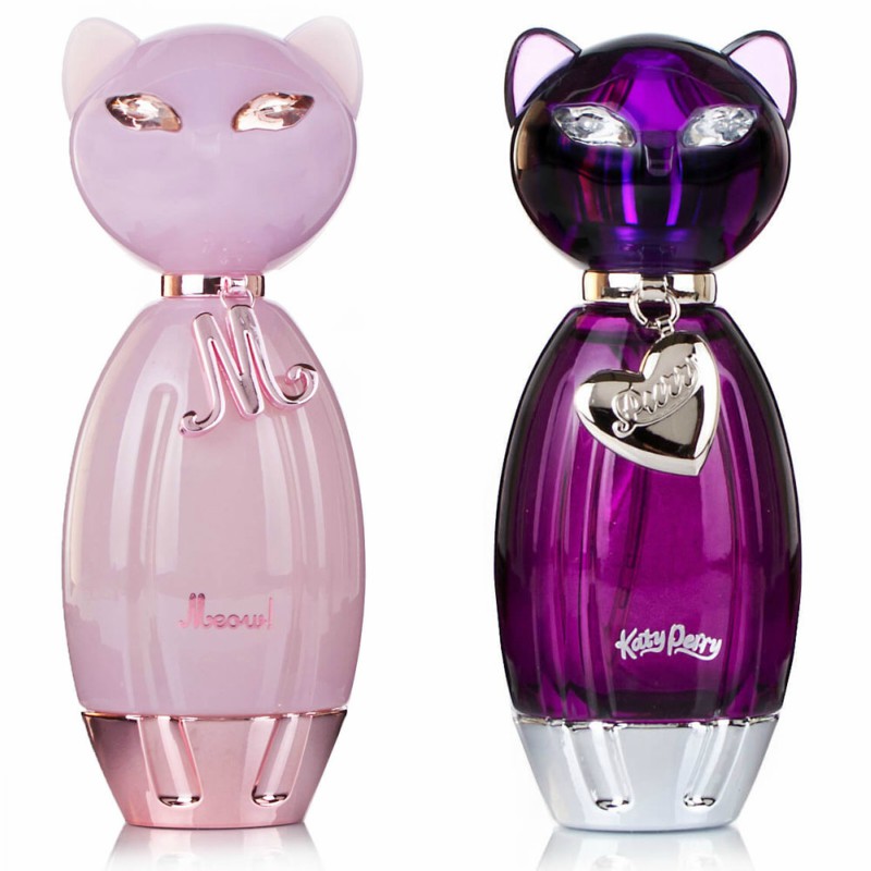 Paquete 2 Perfumes Meow + Purr De Katy Perry Para Mujer Edp 100Ml