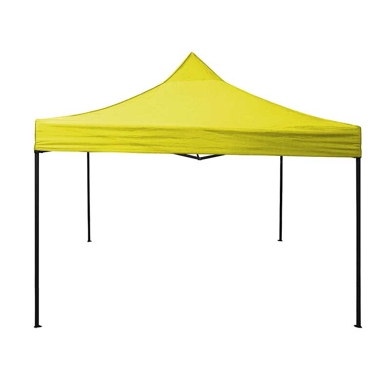 Toldo Plegable Techo Carpa 3 X 3 Mts Acero Lona Impermeable - Amarillo