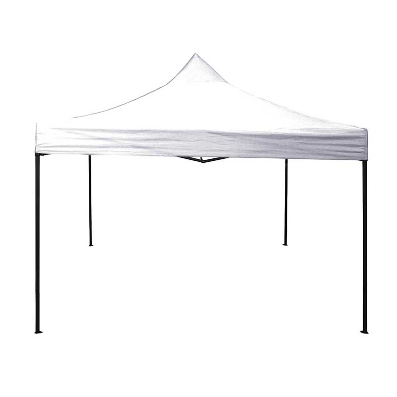 Toldo Plegable Techo Carpa 3 X 3 Mts Acero Lona Impermeable + Maleta - Blanco