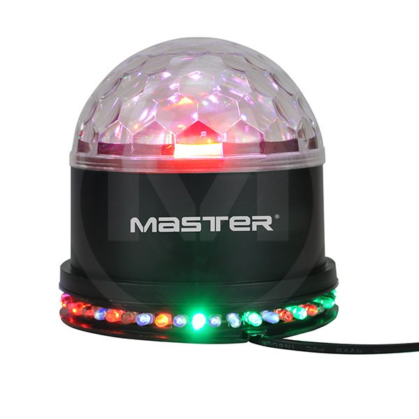 Master- Esfera de luces led audiorítmicas de 6 colores