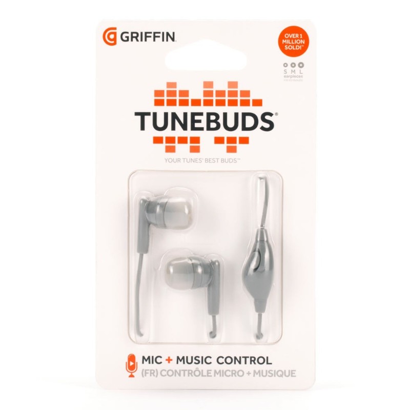 Audifonos Griffin TuneBuds  In-Ear gris