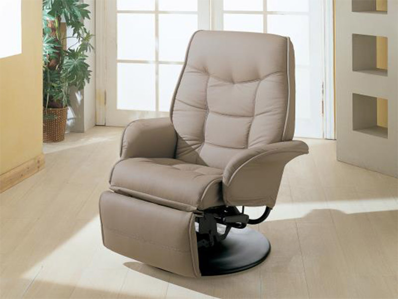 Sillon Reclinable Giratorio Color Beige 7502 Coaster