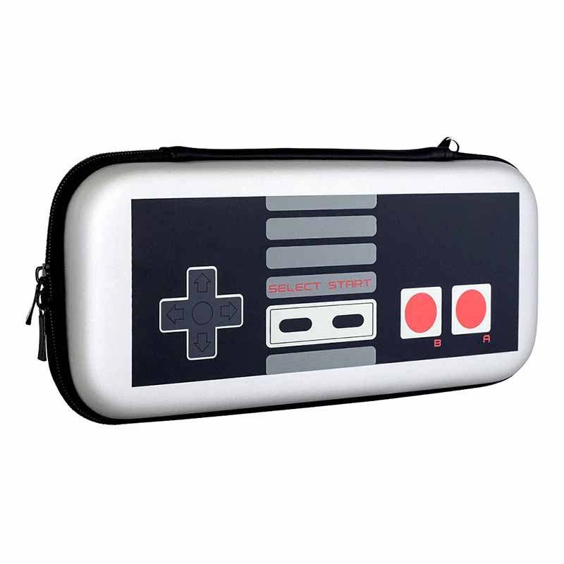 Redlemon Funda Protector Retro Para Nintendo Switch Con Compartimento Para Complementos Y Cartuchos,