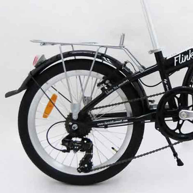 BICICLETA FLINK  PLEGABLE MONK NEGRO/GRIS