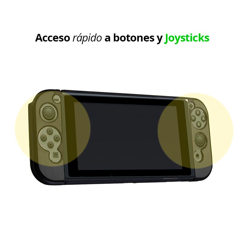 Funda Protector de Aluminio para Nintendo Switch y Joy-Con, Resistente a Golpes y Rayones Redlemon