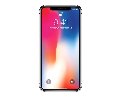 iPhone X Apple color Silver 256 GB Telcel