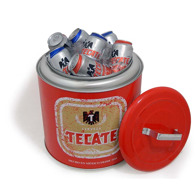 La Hielera Vintaje Colección Tecate Roja