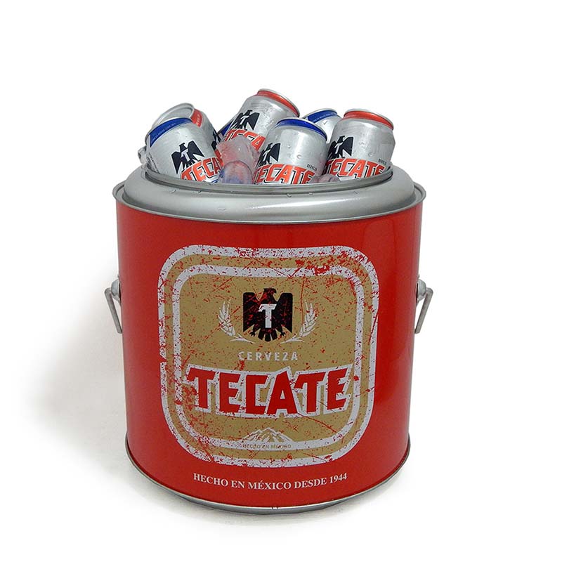 La Hielera Vintaje Colección Tecate Roja