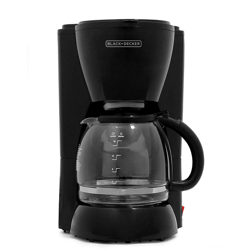 Cafetera Black And Decker 10 Tzas. Modelo DCM-1100B - Negro
