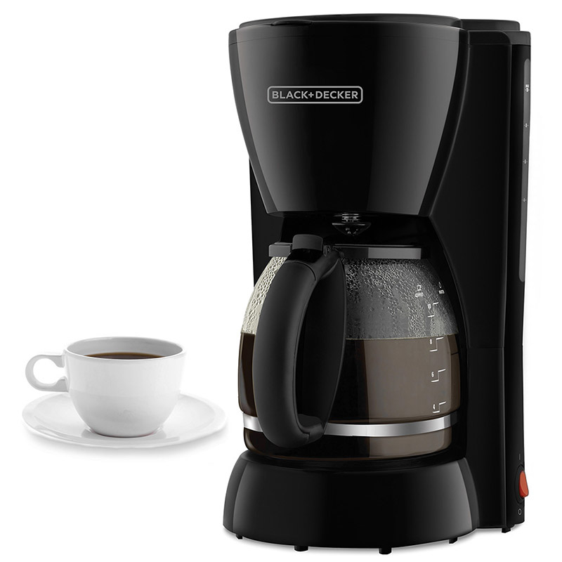 Cafetera Black And Decker 10 Tzas. Modelo DCM-1100B - Negro