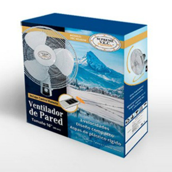 Ventilador De Pared Con Control Remoto VEC-W1655W ALB6*