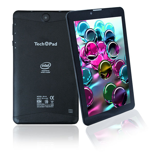 TECHPAD 7" TABLET+Celular 3G Intel Quad Core Reacondicionado