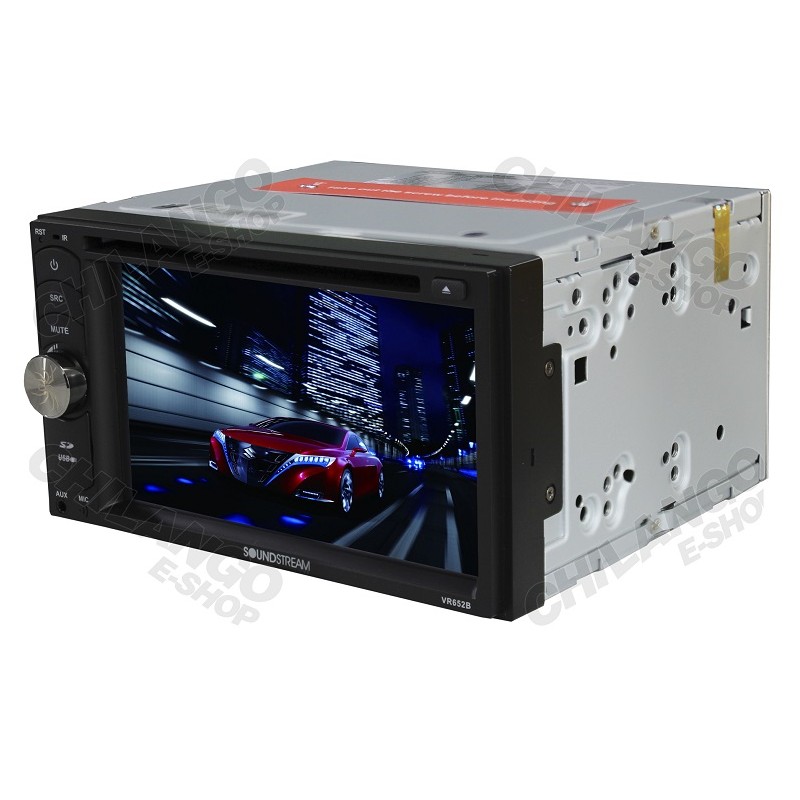 AUTOESTEREO 2 DIN PANTALLA SOUNDSTREAM VR-652B DVD USB BLUETOOTH