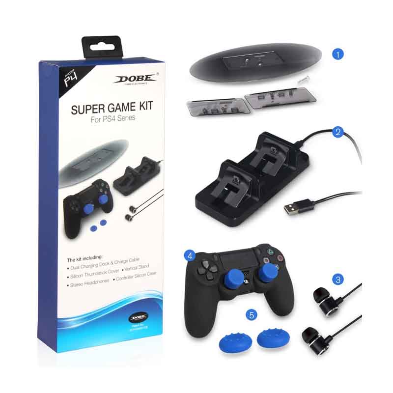 Ps4 Super Kit Gamer Para Playstation 4 / Slim / Pro