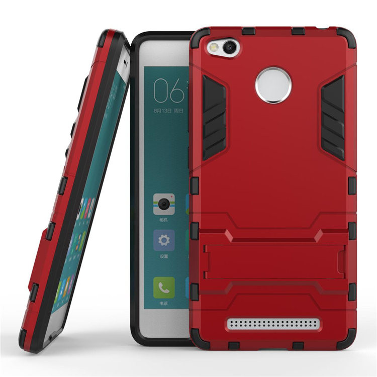 Funda Case Xiaomi Redmi 3S & Pro & Prime Protector Uso Rudo Iron Bear