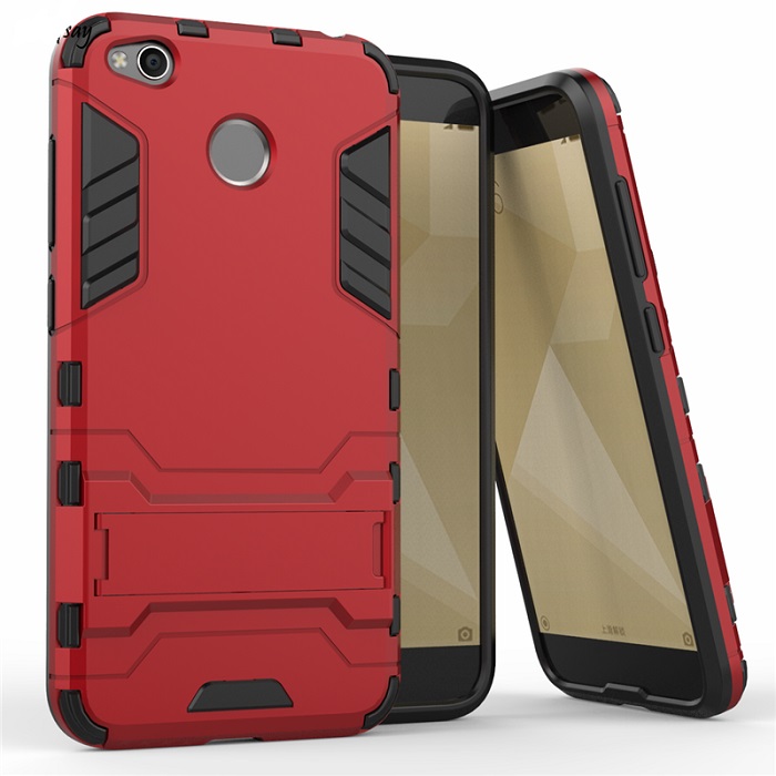 Funda Case Xiaomi Redmi 4X Protector Uso Rudo Iron Bear