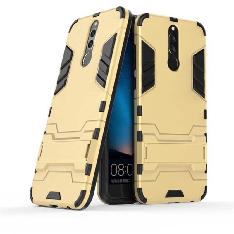 Funda Case + Cristal Huawei Mate 10 Lite RNE-L03 Protector Uso Rudo Iron Bear