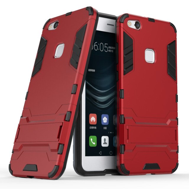 Funda Case + Cristal Huawei P10 Lite WAS-L03 Protector Uso Rudo Iron Bear