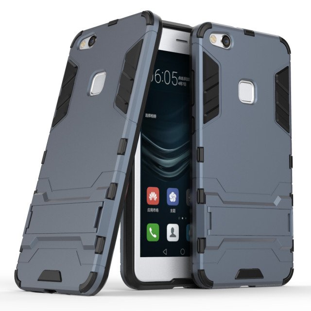 Funda Case + Cristal Huawei P10 Lite WAS-L03 Protector Uso Rudo Iron Bear