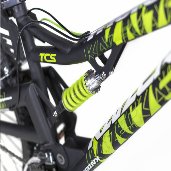 Bicicleta de Montaña KAIZER R24 21v. Negro/verde Neon DS