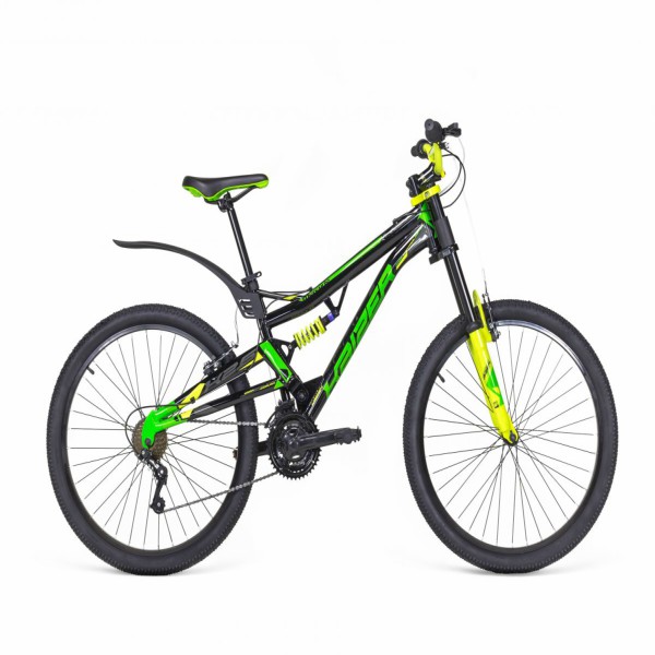 bicicleta DH KAIZER R26 Verde Neon