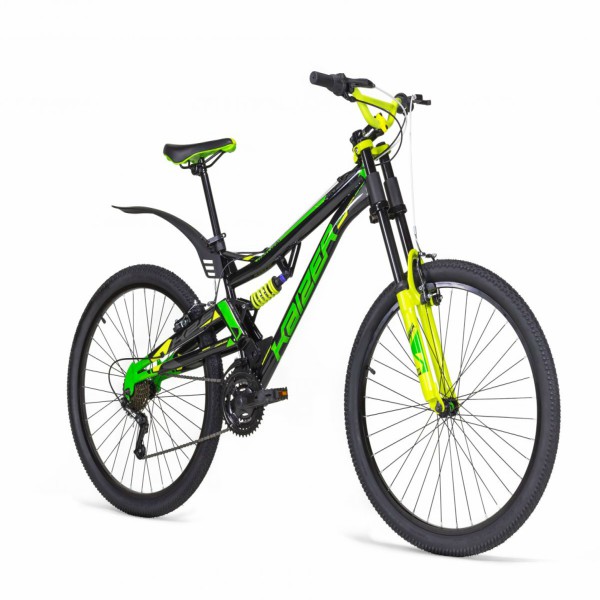 bicicleta DH KAIZER R26 Verde Neon