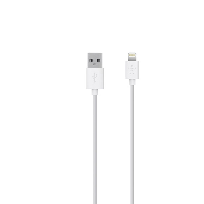Cable Lightning A Usb Para Iphone - Carga Y Sincroniza - Blanco - Belkin